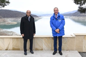 Beynəlxalq kanoe federasiyalarının prezidentləri Sərsəng su anbarına baxış keçiriblər - FOTOLAR | FED.az