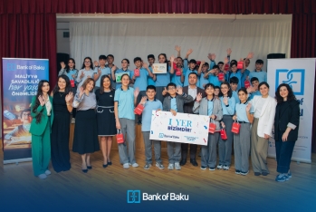Bank of Baku-dan növbəti maliyyə savadlılığı tədbiri:  Bu dəfə şagirdlərlə birlikdə