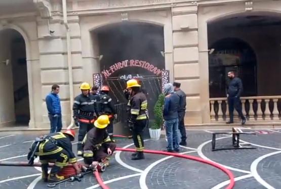 «Torqovı»da restoranda yanğın olub