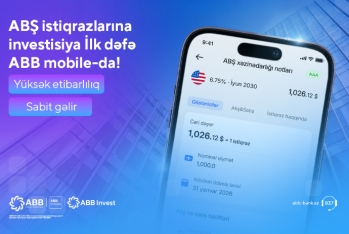 ABB mobile tətbiqində ABŞ istiqrazlarına - İNVESTİSİYA İMKANI!