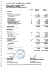 «Level Leasing» ASC-nin aktivləri 3 milyon manat azalıb - HESABAT | FED.az