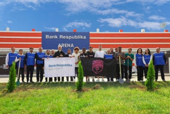 Bank Respublika və Sabah FK ağacəkmə aksiyası keçirdi - FOTOLAR