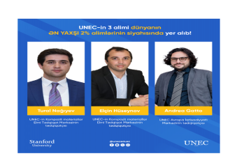 UNEC-in 3 alimi dünyanın ən yaxşı 2 faiz alimləri siyahısında yer alıb | FED.az