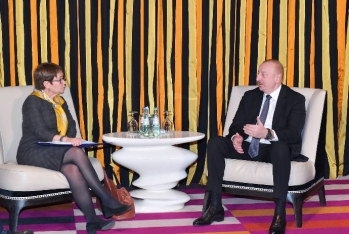 İlham Əliyev Münxendə Avropa Bankının prezidenti ilə görüşüb