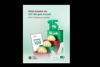 PAŞA Kapital ilə 15% gəlirli [red]"FINCA Azerbaijan"[/red] istiqrazlarına - [red]İNVESTİSİYA | FED.az