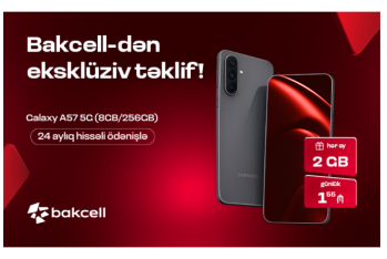 Bakcell Samsung Galaxy A57 5G üçün xüsusi kampaniyaya - START VERİB