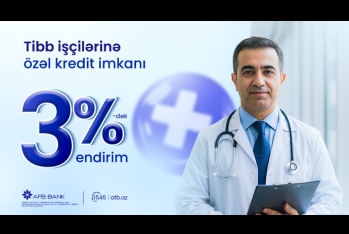 [red]AFB Bank[/red] tibb işçiləri üçün nağd pul krediti üzrə xüsusi kampaniya - [red]TƏQDİM EDİR[/red] | FED.az