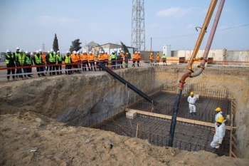 Norm şirkəti tərəfindən beton zavodlarının inşasına başlanıldı - FOTOLAR | FED.az