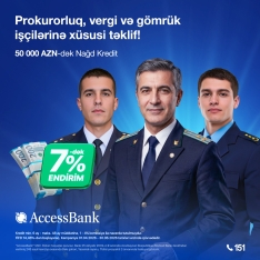 AccessBank продлил кампанию со скидкой до 7% по кредиту наличными для представителей различных профессий | FED.az