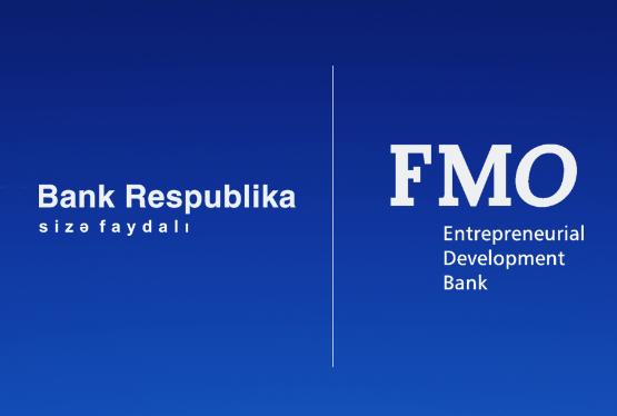 FMO ölkədə kiçik və orta biznesi kreditləşdirmək üçün Bank Respublikanı seçdi
