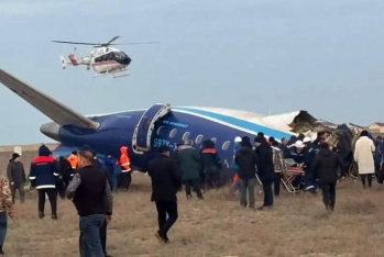 AZAL-ın təyyarəsi dronla vurulub?  - FOTO