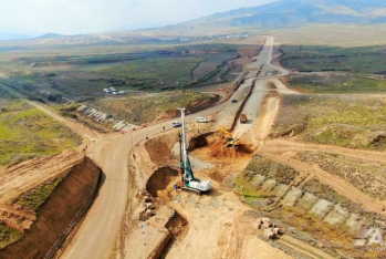 Əsgəran avtomobil yolunun inşasına start verilib - FOTOLAR