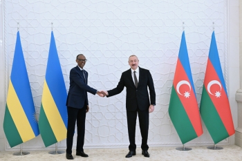 Ruanda Prezidenti Azərbaycana gəlib - FOTOLAR | FED.az