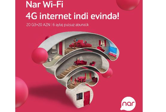 “Nar Wi-Fi” ilə bağ mövsümündə internetsiz qalma!
