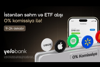 Yelo Invest-də komissiyasız alış günləri - YENİDƏN BAŞLADI!