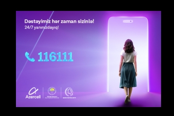 Azercell-in təşəbbüsü ilə yaradılan “Qadın Dəstək Xətti” son 3 ay ərzində 1094 müraciət qeydə alıb