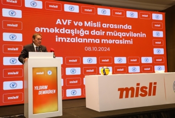 Misli-dən voleybola böyük dəstək – AVF ilə müqavilə imzalandı - [red]FOTOLAR[/red] | FED.az