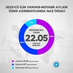 Azərbaycan bu il Avropaya 11 milyard kubmetrə yaxın qaz ixrac edib | FED.az