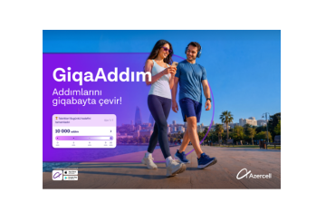 Azercell дарит гигабайты за пройденные шаги в рамках кампании “GiqaAddım”