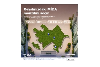 MİDA güzəştli ipoteka kreditini Yapı Kredi Bank Azərbaycanla - ƏLDƏ EDİN!