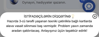 Bəzi bankların kart və tətbiqlərində problem yaranıb – AÇIQLAMA  | FED.az