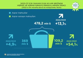 Azərbaycanın qeyri-neft sektoru 1,8 milyard dollarlıq məhsullar - İXRAC EDİB | FED.az