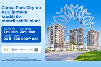 ABB-nin ipoteka krediti ilə “Gəncə Park City”də - MƏNZİL SAHİBİ OLUN!