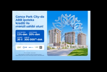 ABB-nin ipoteka krediti ilə “Gəncə Park City”də - MƏNZİL SAHİBİ OLUN!