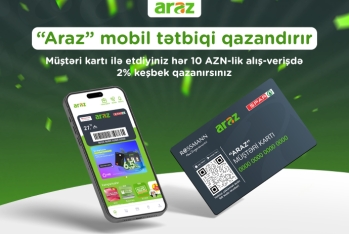 “Araz” mobil tətbiqi - QAZANDIRIR