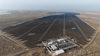 İlham Əliyev “Qobustan” Günəş Elektrik Stansiyasının açılışında - FOTOLAR | FED.az