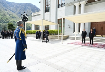 Qəbələdə Çexiyanın Baş nazirinin qarşılanma mərasimi olub - FOTOLAR | FED.az