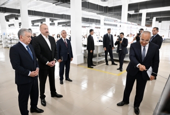 Azərbaycan və Özbəkistan prezidentləri Xankəndidəki “Businesstex JV” tikiş fabrikinin fəaliyyəti ilə tanış olublar | FED.az