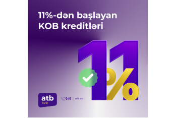 "Azər Türk Bank"dan kiçik və orta biznes sahibləri üçün - GÜZƏŞTLİ KREDİT KAMPANİYASI