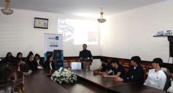 BDU-nun Qazax filialında  “Invest-AZ İnvestisiya Şirkəti”nin birgə təşkilatçılığı ilə seminar keçirilib - FOTOLAR | FED.az
