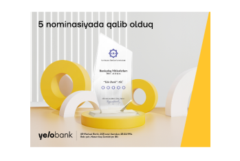 Yelo Bank 5 nominasiyada - QALİB OLDU!  