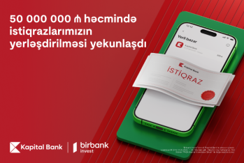 Kapital Bank-ın istiqrazlarına tələbat buraxılış həcmini - Üç dəfə üstələdi 