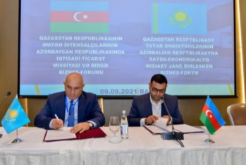 Azərbaycan və Qazaxıstanın iş adamları - $33 Milyonluq Müqavilə İmzalayıblar