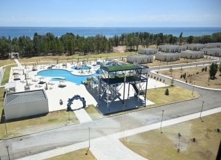 İssık-Kul gölünün sahilində “Baku Resort & Spa” mehmanxanasının açılışı olub - FOTOLAR | FED.az