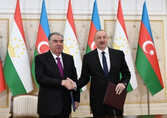 Azərbaycan-Tacikistan sənədləri imzalanıb - FOTOLAR | FED.az