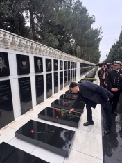ATİB sədri Mürsəl Rüstəmov Türkiyənin Cümhuriyyət Bayramı münasibətilə keçirilən mərasimə qatılıb - [red]FOTOLAR[/red] | FED.az