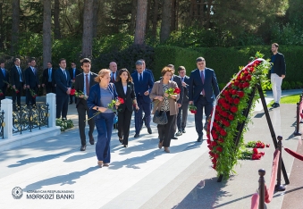 Mərkəzi bankçılığın 105 illik yubileyinə həsr olunan tədbir keçirilib - FOTOLAR | FED.az