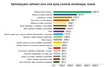 Neft-qaz çıxaranların orta maaşı - [red]4500 MANATI KEÇDİ - SİYAHI, MƏBLƏĞLƏR[/red] | FED.az