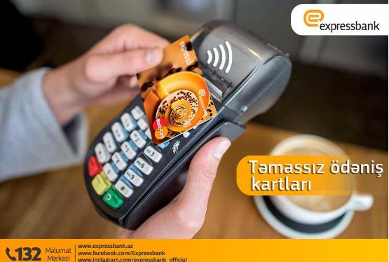Expressbank təmassız ödəniş kartlarını təqdim edir