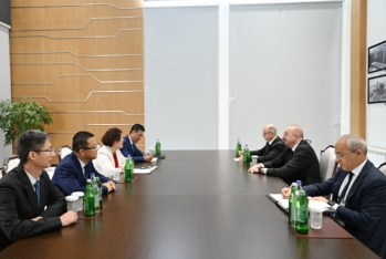 İlham Əliyev Çinin “Dongfang Electric İnternational Corporation” şirkətinin sədrini qəbul edib