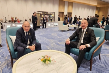 İlham Əliyevlə Nikol Paşınyanın görüşü olub