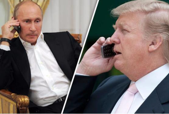 Tramp ilə Putinin telefon danışığının dəqiq vaxtı məlum olub