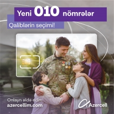 "Azercell"dən yeni “010” nömrələri – [red]“QALİBLƏRİN SEÇİMİ!”[/red] | FED.az