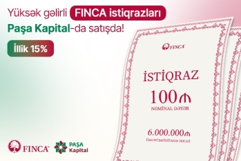“FINCA Azerbaijan”dan hər kəs üçün sərfəli qazanc imkanı!  – İLLİK 15% GƏLİR