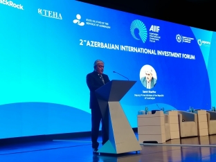 Bakıda İkinci Azərbaycan Beynəlxalq İnvestisiya Forumu keçirilir - FOTOLAR  | FED.az