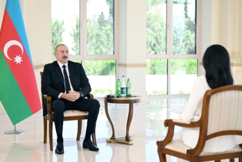 "Ermənistanda daxili siyasi dəyişiklik baş verərsə, bu, sülh prosesinə xələl gətirəcək?" sualına Prezidentdən cavab